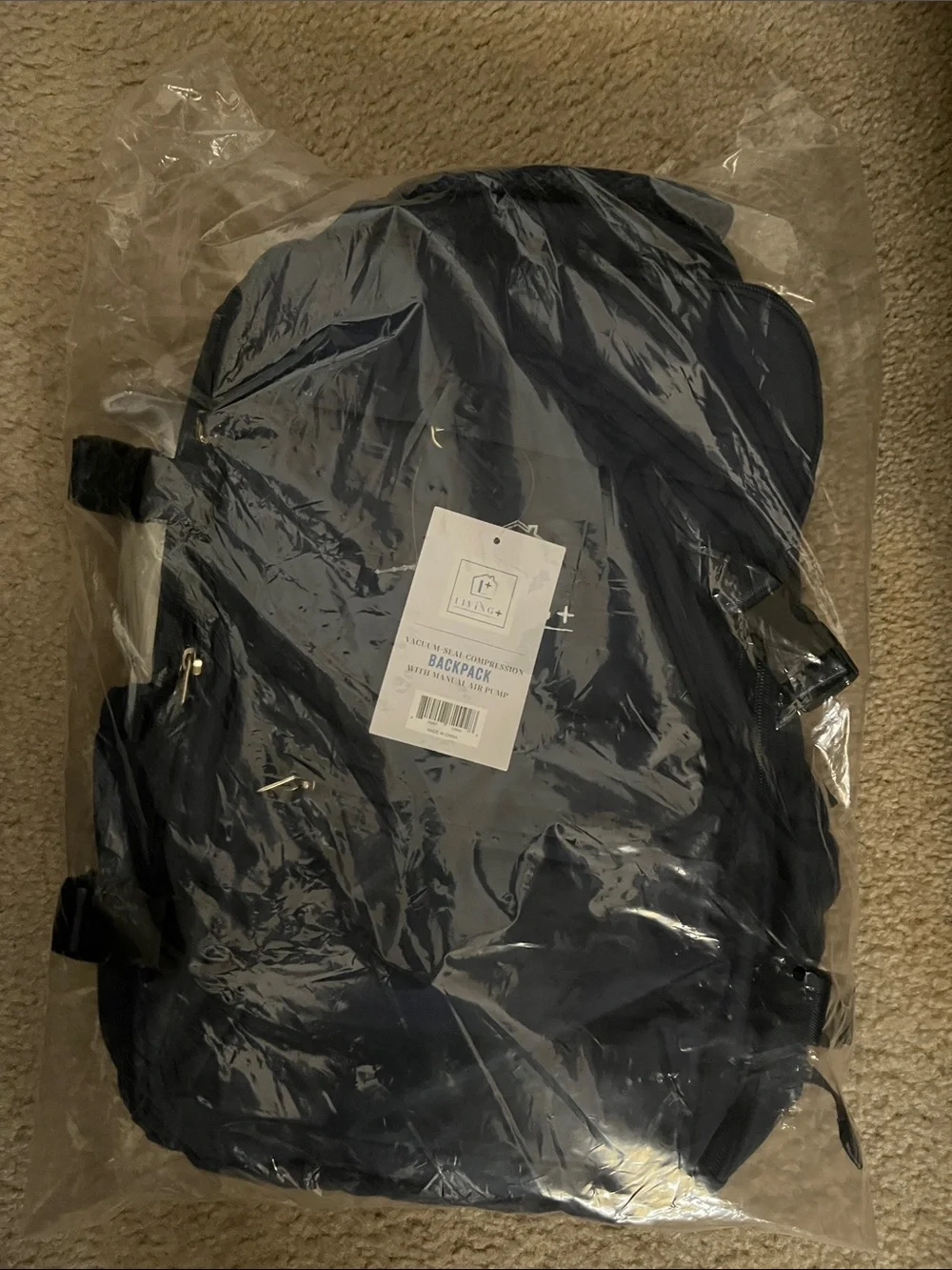Vacuum Seal Compression Backpack by Living +